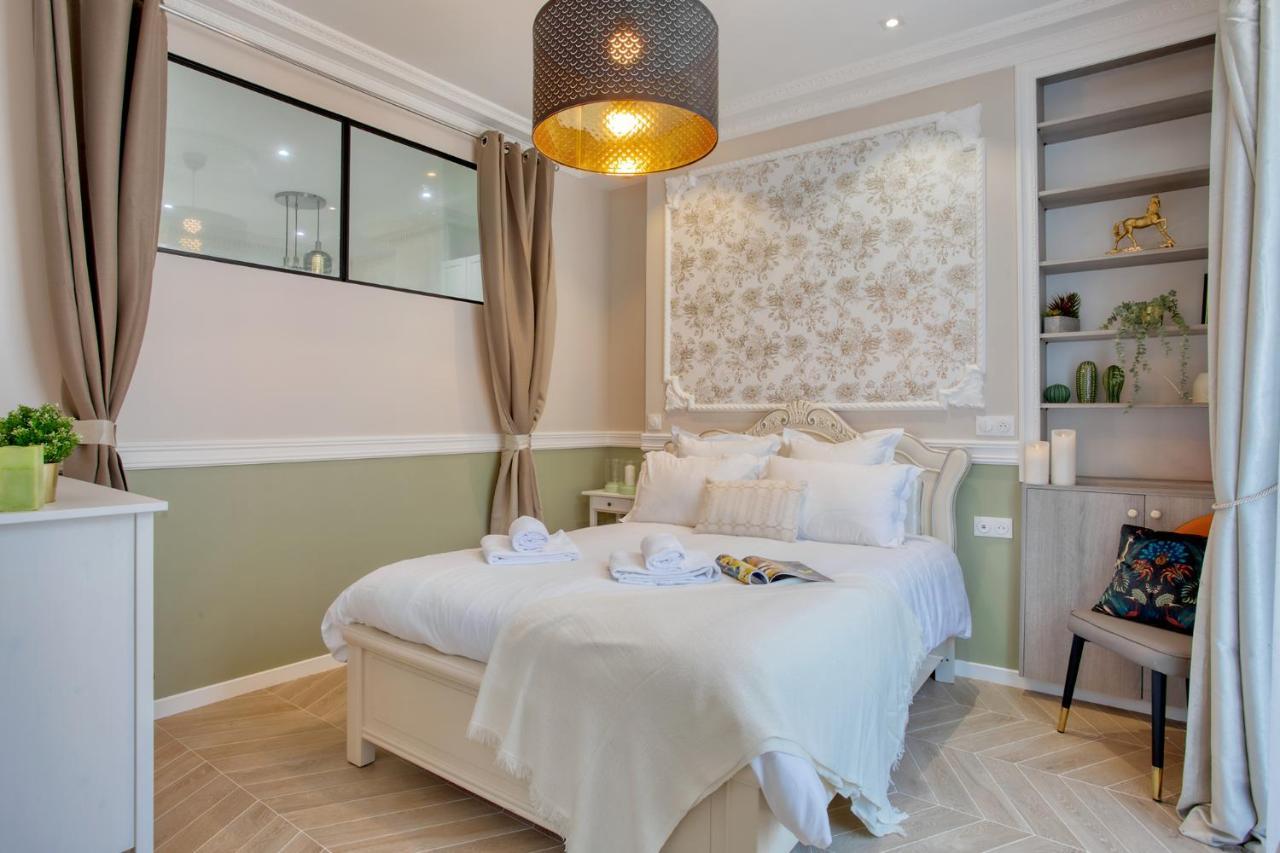 Charmant 100M2 Avec 3Ch - Romantique Centre Ville Париж Екстериор снимка